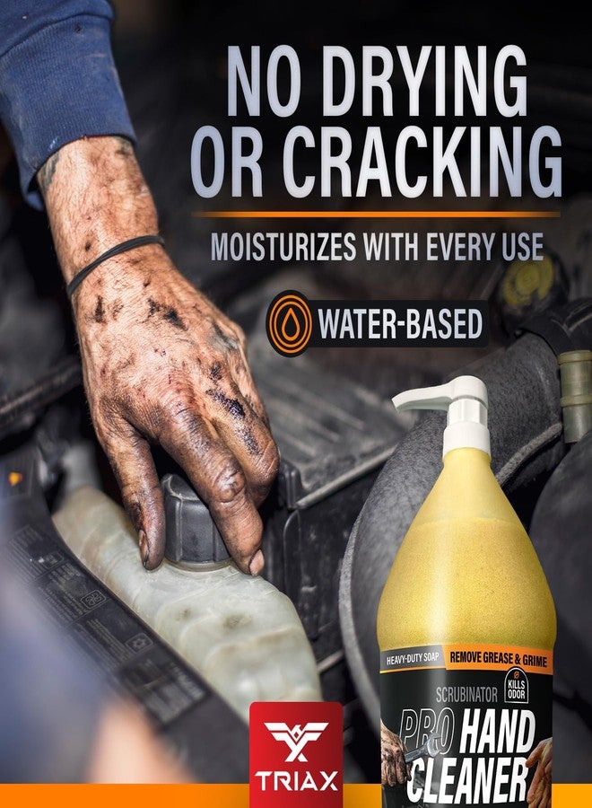 TRIAX Scrubinator - Heavy Duty Hand Scrub and Cleaner - Removes Tough Grease, Dirt, Grime, and Odors - No Toxic Solvents or Harsh Chemicals - Moisturizers to Protect Skin (16 Ounce) - Image 4